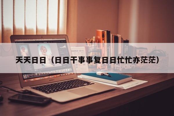 天天日日(日日干事事复日日忙忙亦茫茫)